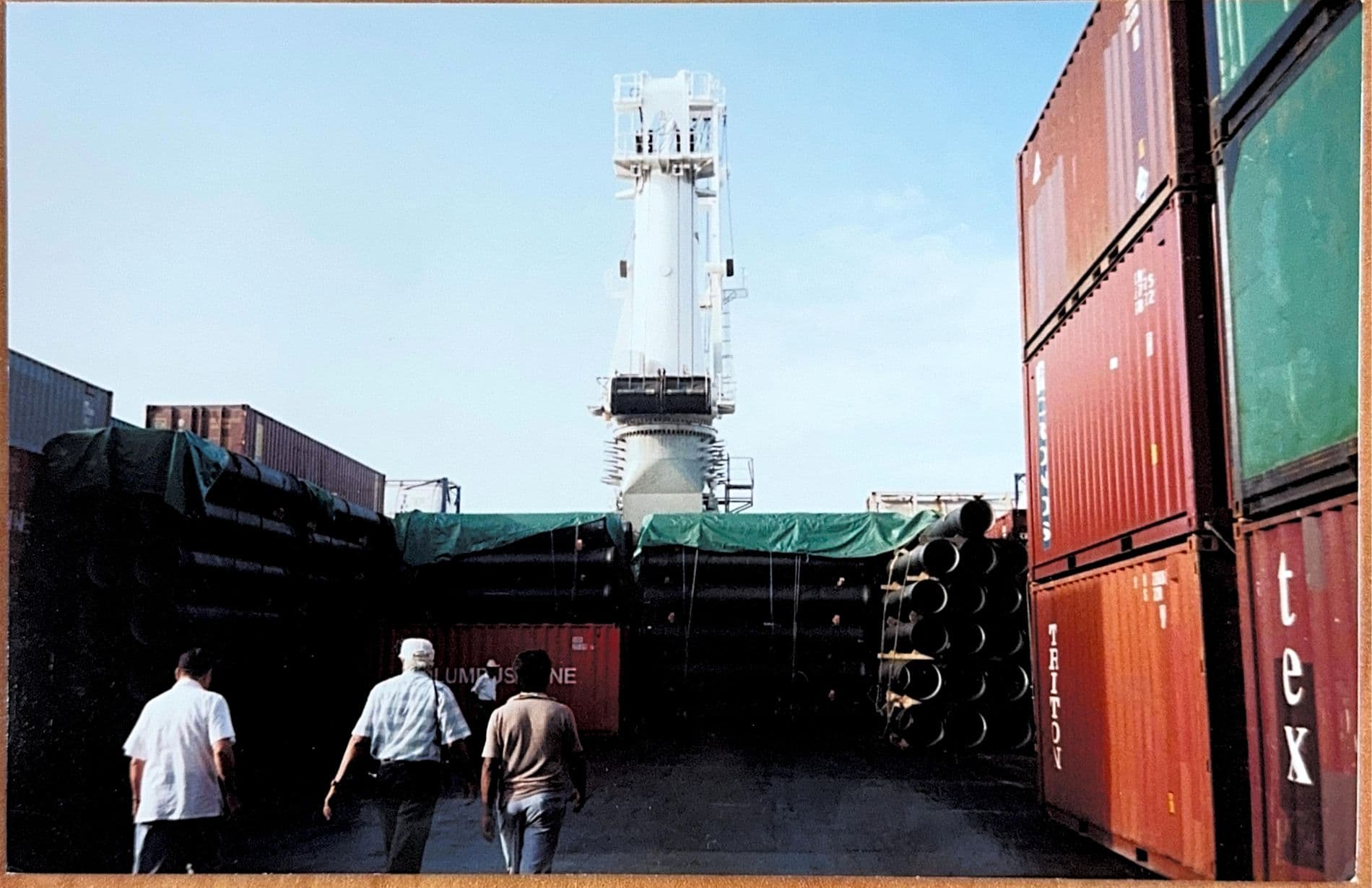 Port operations during a material load